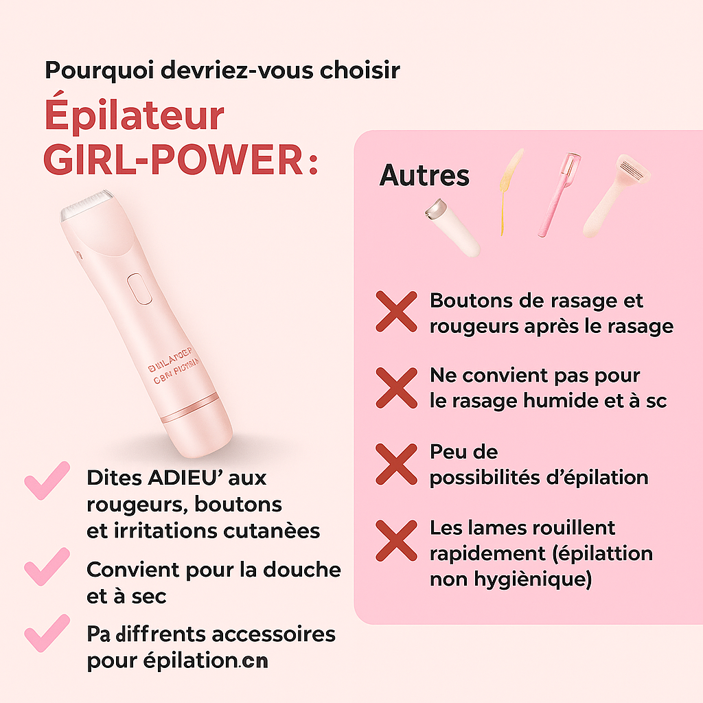 Épilateur Girl-Power – Édition Limitée 2.0