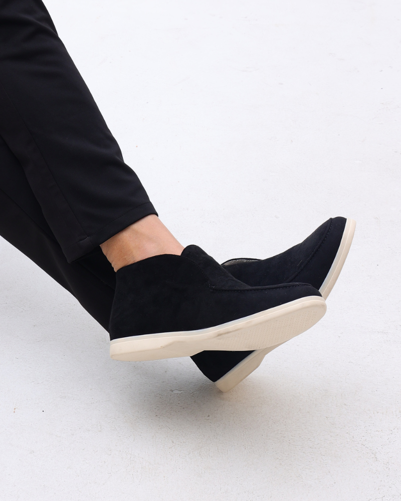 Mocassins en Suède Haut Dinier