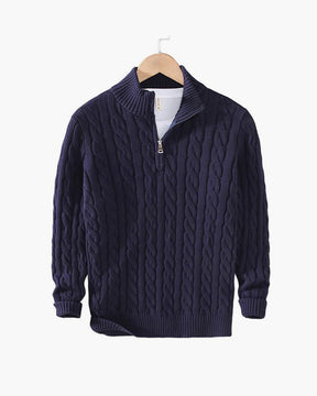 Pull torsadé zippé TAEBAEK