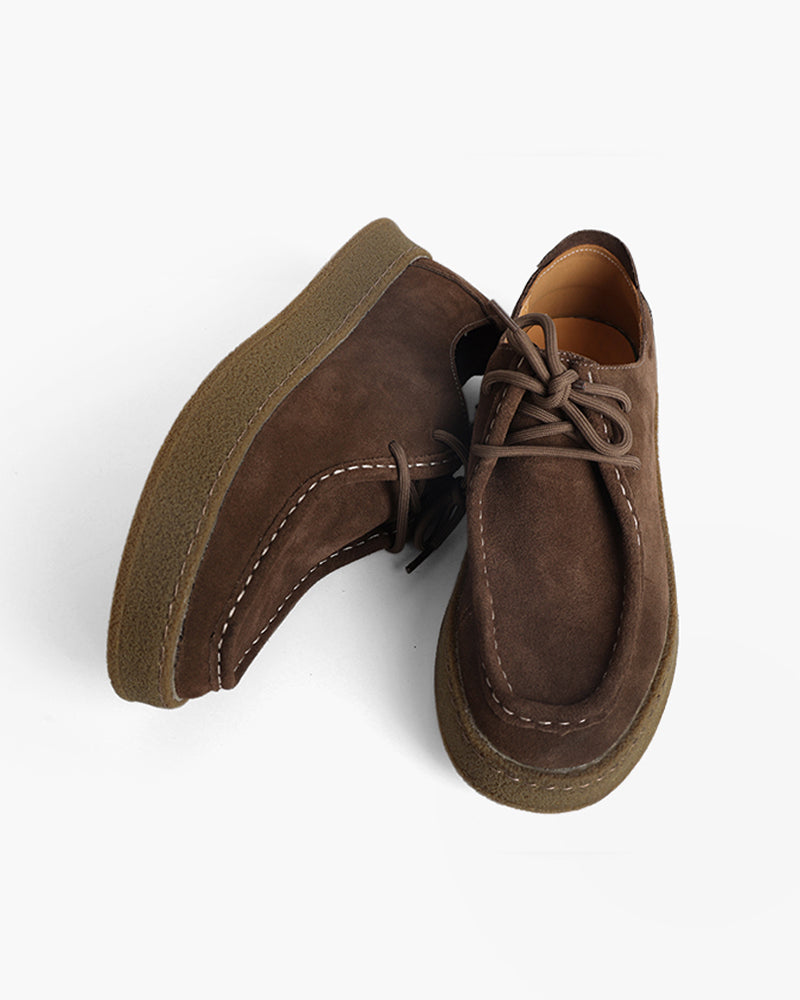 Chaussures urbaines en daim premium