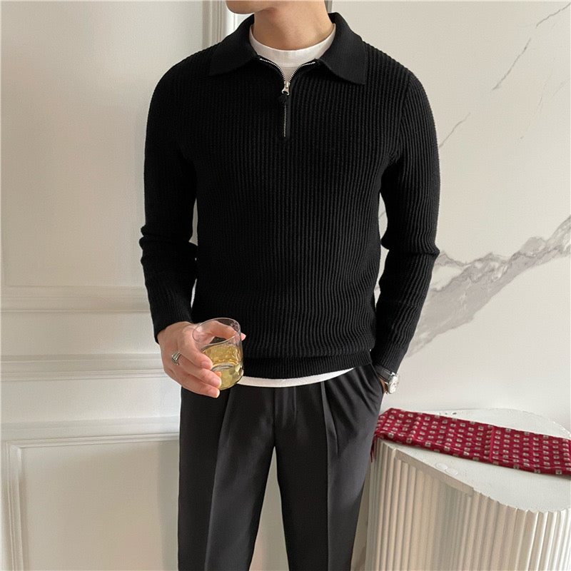 Pull GONGJU zippé
