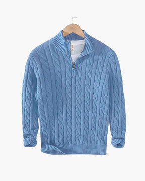 Pull torsadé zippé TAEBAEK