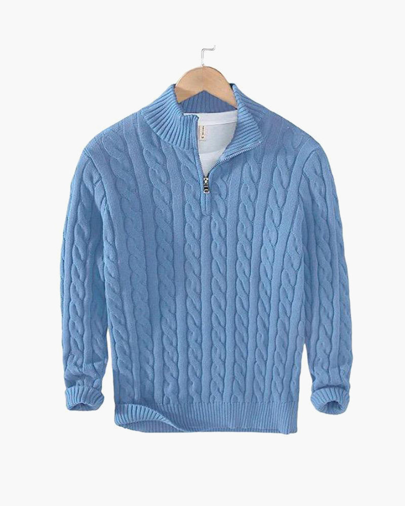 Pull torsadé zippé TAEBAEK
