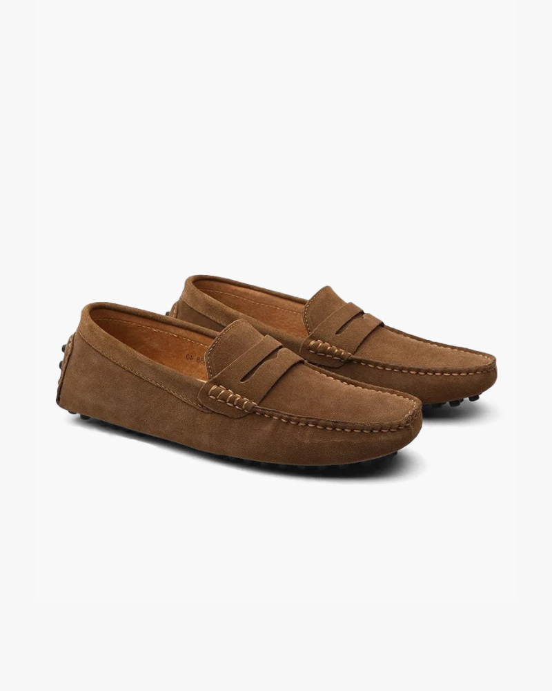 Mocassins de conduite en daim
