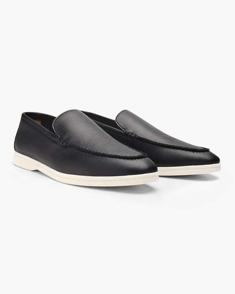 Mocassins Old Money en cuir de vache