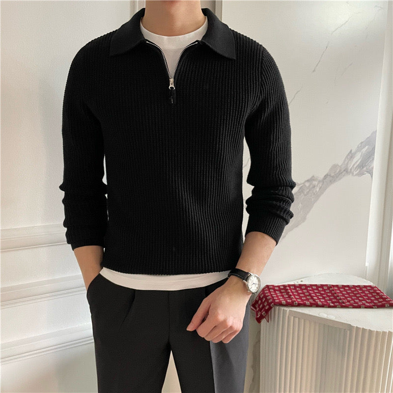 Pull GONGJU zippé