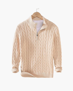 Pull torsadé zippé TAEBAEK