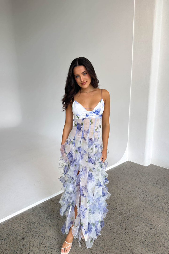Éclat Floral Dress