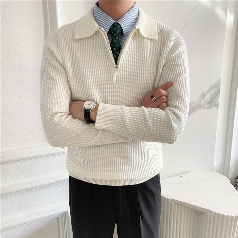 Pull GONGJU zippé