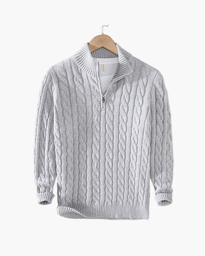 Pull torsadé zippé TAEBAEK