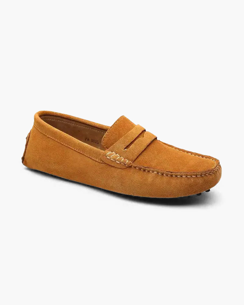 Mocassins de conduite en daim
