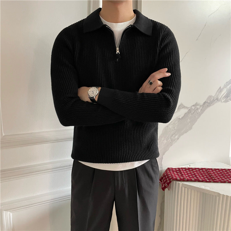 Pull GONGJU zippé