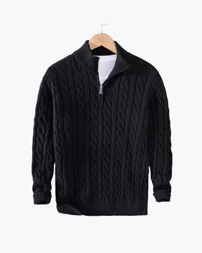 Pull torsadé zippé TAEBAEK