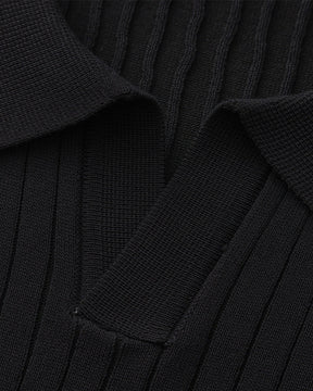Polo côtelé premium