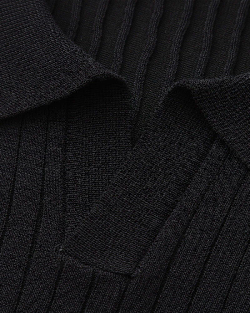 Polo côtelé premium