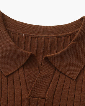 Polo côtelé premium