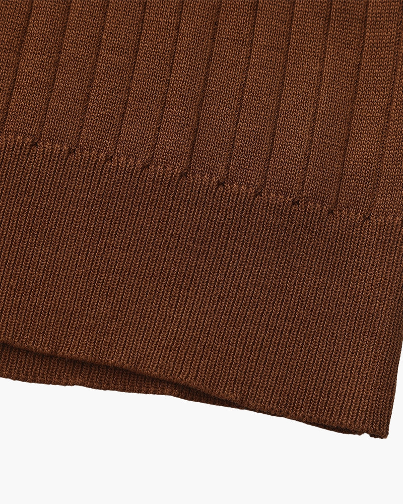 Polo côtelé premium