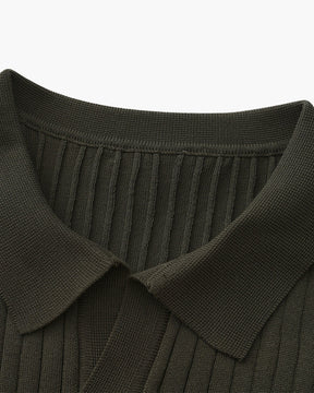 Polo côtelé premium