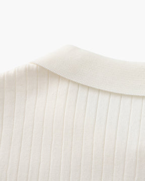Polo côtelé premium