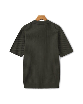 Polo côtelé premium