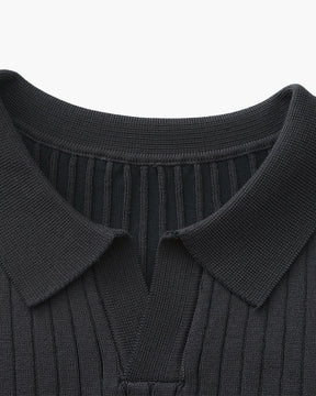 Polo côtelé premium