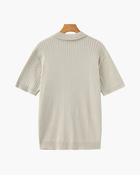 Polo côtelé premium