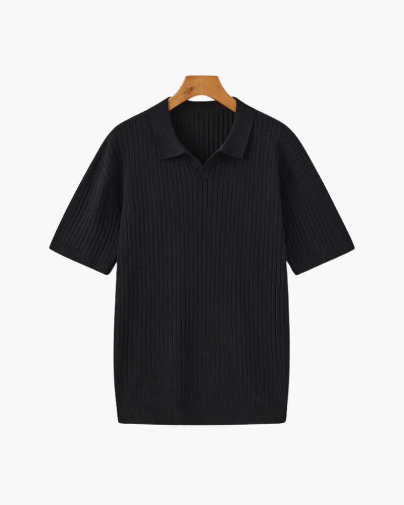 Polo côtelé premium