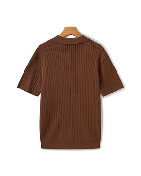 Polo côtelé premium