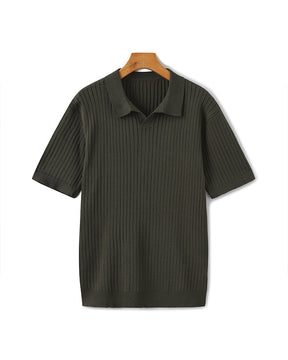 Polo côtelé premium