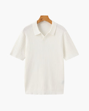 Polo côtelé premium