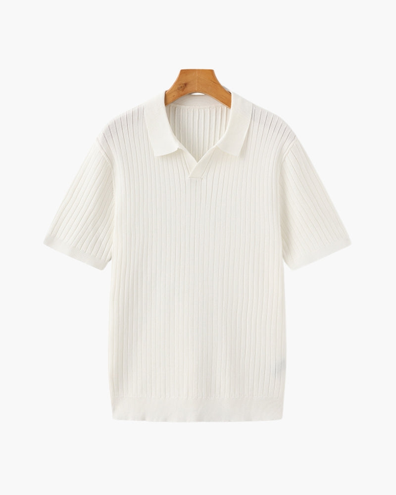 Polo côtelé premium