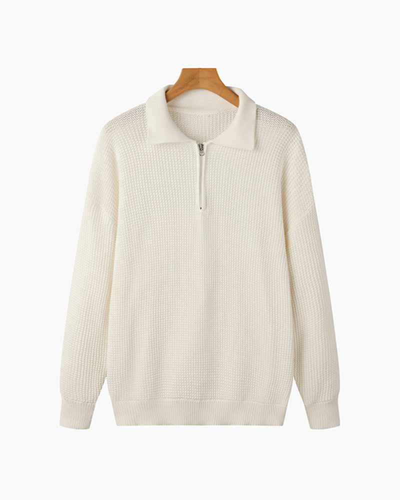 Pull GONGJU zippé