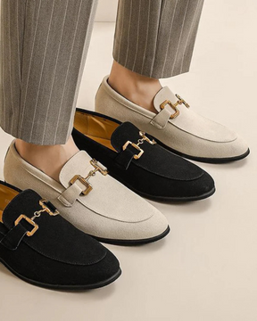 Mocassins de luxe en suède