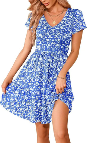 Women's Summer Dress – Floral Print