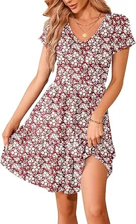Women's Summer Dress – Floral Print