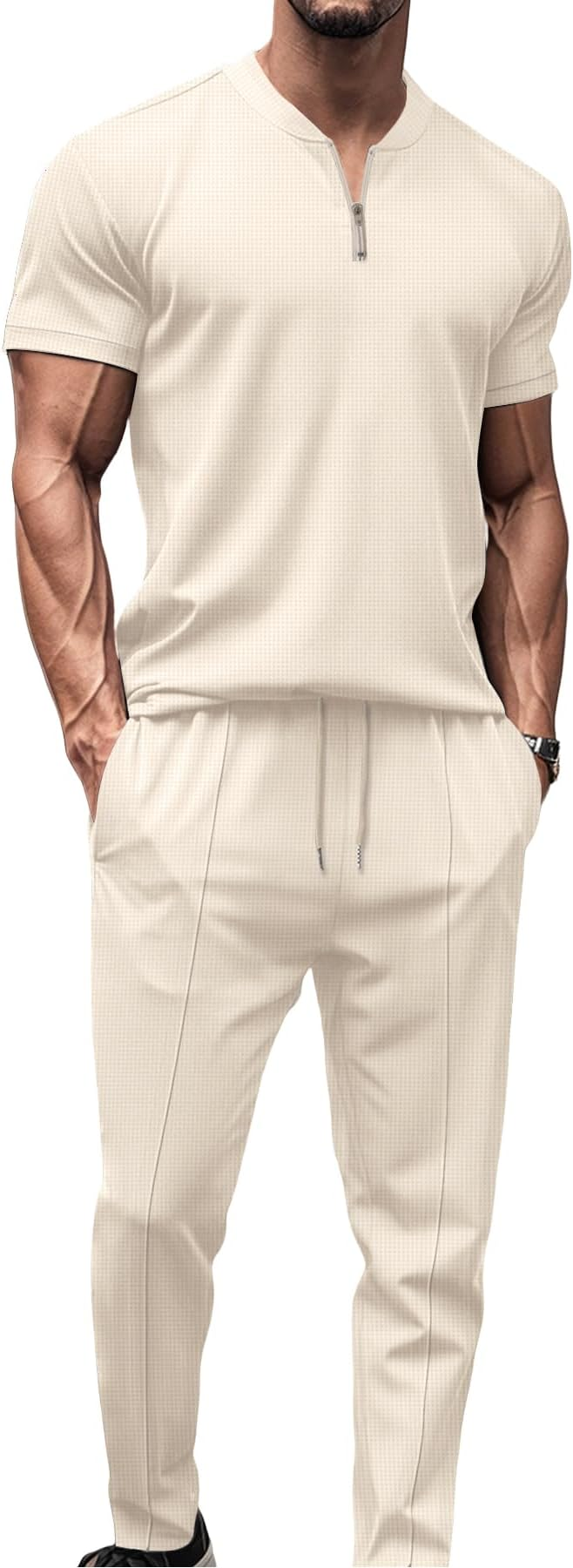 Men's Two Piece Set – Casual Elegance